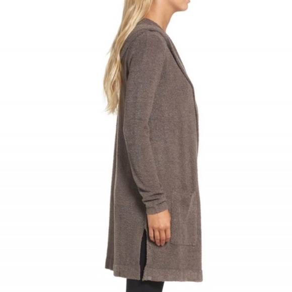 Barefoot Dreams Cozy chic lite Hooded Cardigan XS - Picture 2 of 10